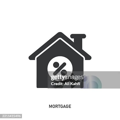 Mortgage glyph solid icon. Solid icon that can be applied anywhere, simple, pixel perfect and modern style. Mortgage glyph solid icon. Solid icon that can be applied anywhere, simple, pixel perfect and modern style.