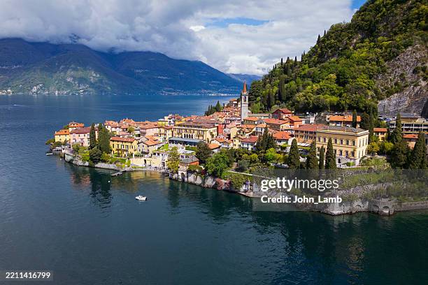 beautiful lake como - como italy stock pictures, royalty-free photos & images