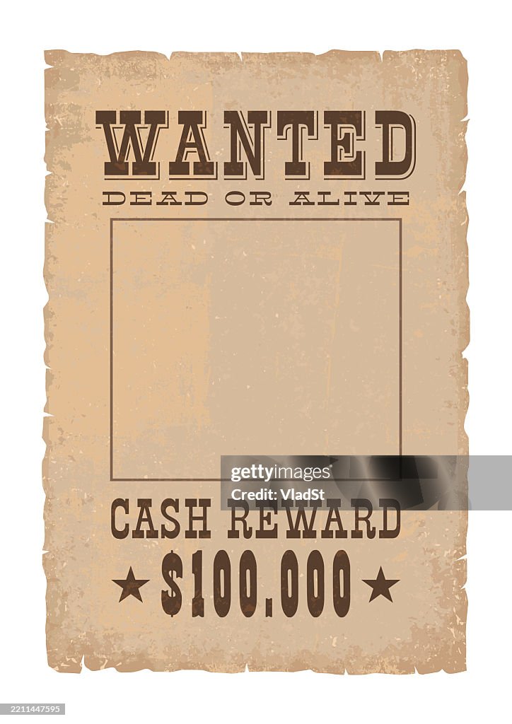 Wanted Sign Vector Vintage Wanted Poster Sign High-Res Vector Graphic - Getty Images
