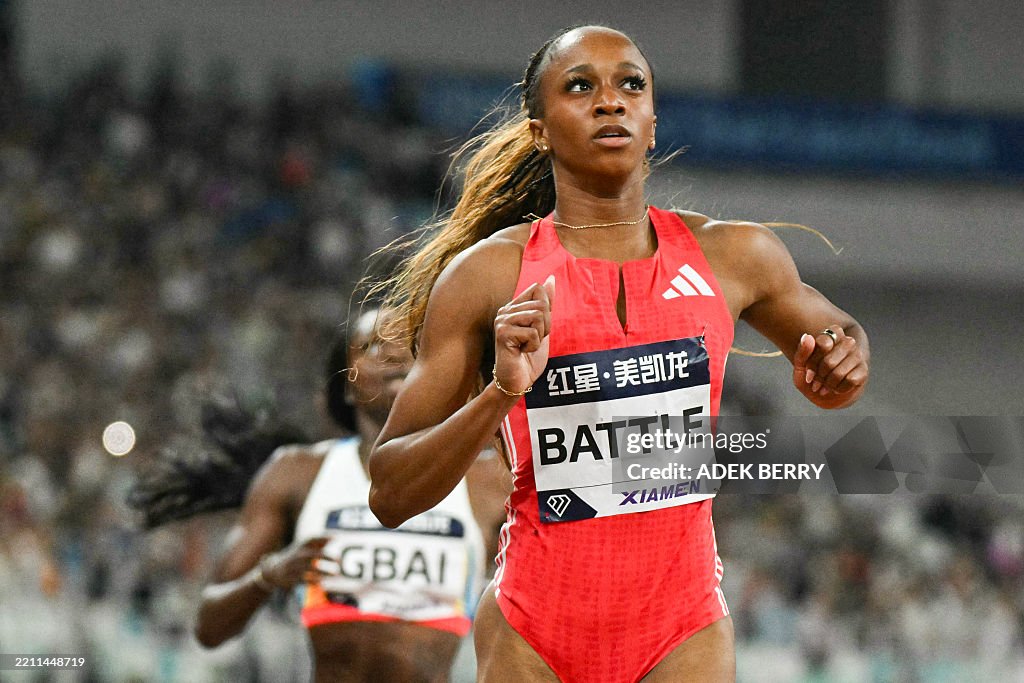 ATHLETICS-CHN-IAAF-DIAMOND-WOMEN-200 M