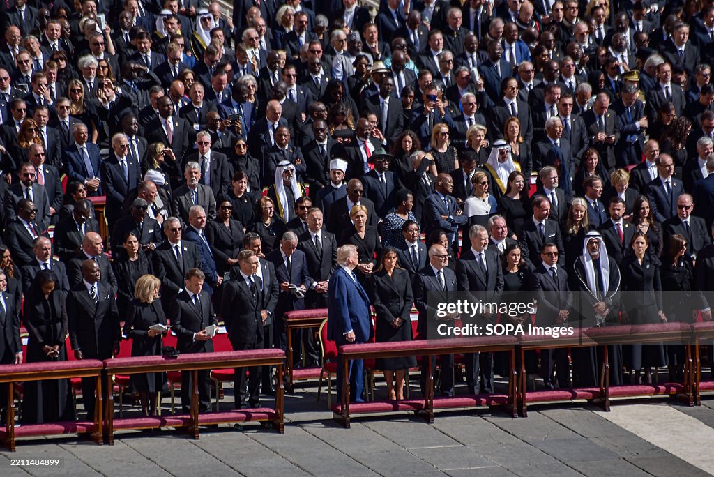 Heads of State and Government attend Pope Francis' funeral ceremony