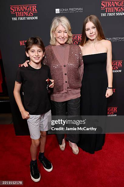 Martha Stewart attends Stranger Things: The First Shadow - Broadway Opening Night at Marquis Theatre on April 22, 2025 in New York City.