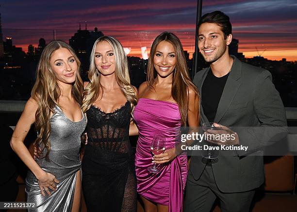 Maddi Reese, Emmy Sharrett, Mia Alario and Joe Bradley attend the Us Weekly + Maidenform Reality Star Style Awards Party at The Highlight Room on...