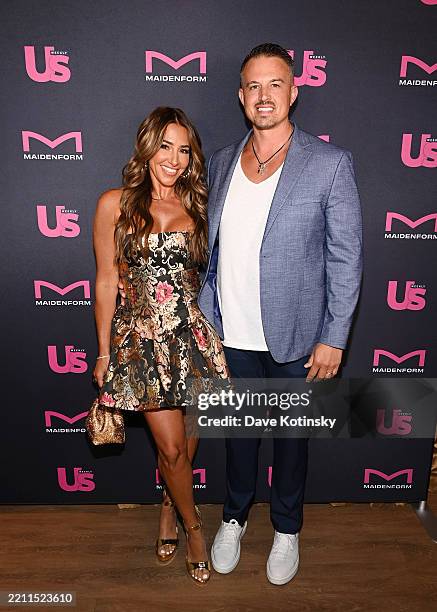 Danielle Cabral and Nate Cabral attend the Us Weekly + Maidenform Reality Star Style Awards Party at The Highlight Room on April 22, 2025 in New York...