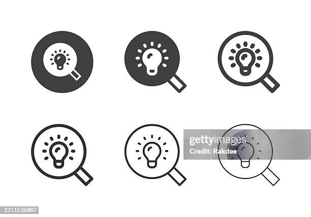illustrations, cliparts, dessins animés et icônes de recherche d’icônes d’idées - multi series - faisceau de projecteur