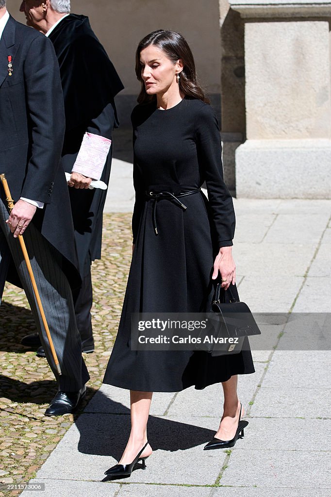 Spanish Royals Deliver "Miguel De Cervantes" Literature Award To Alvaro Pombo