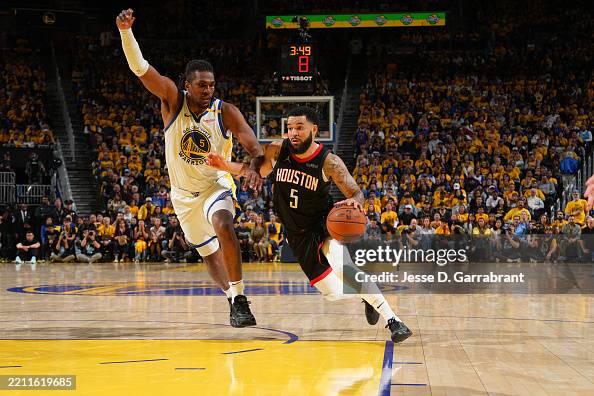 Ahs Rockets Fred VanVleet of the Houston Rockets dribbles the ball during the ...