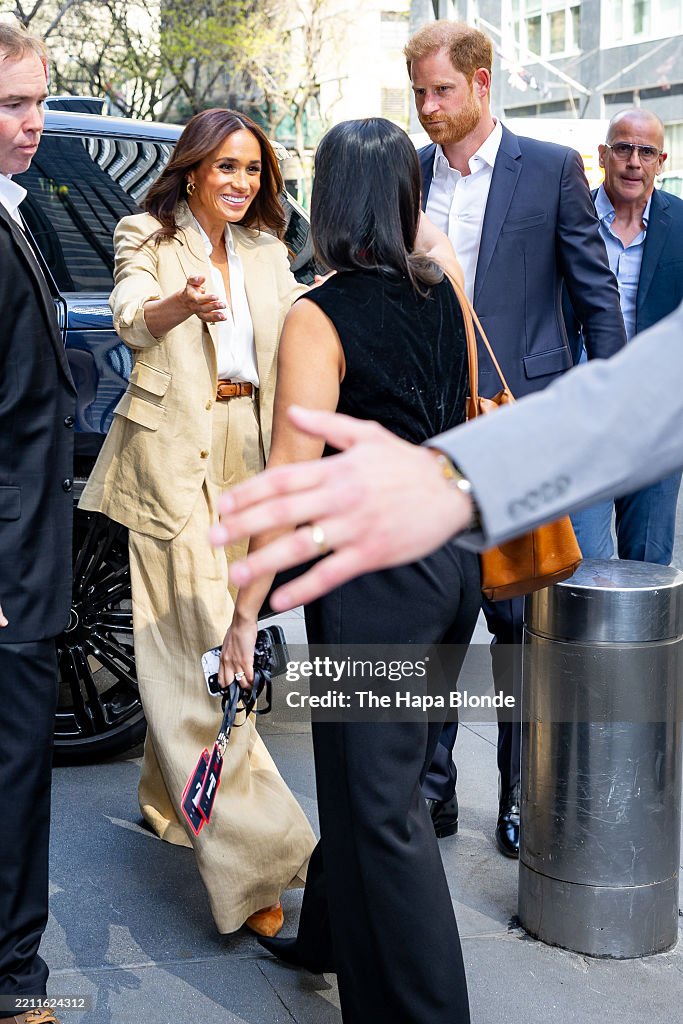 Celebrity Sightings In New York City - April 23, 2025