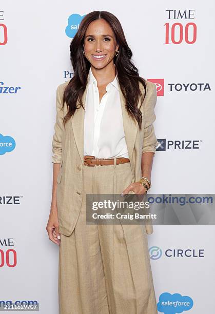 Meghan, Duchess of Sussex, attends the 2025 TIME100 Summit at Jazz at Lincoln Center on April 23, 2025 in New York City.