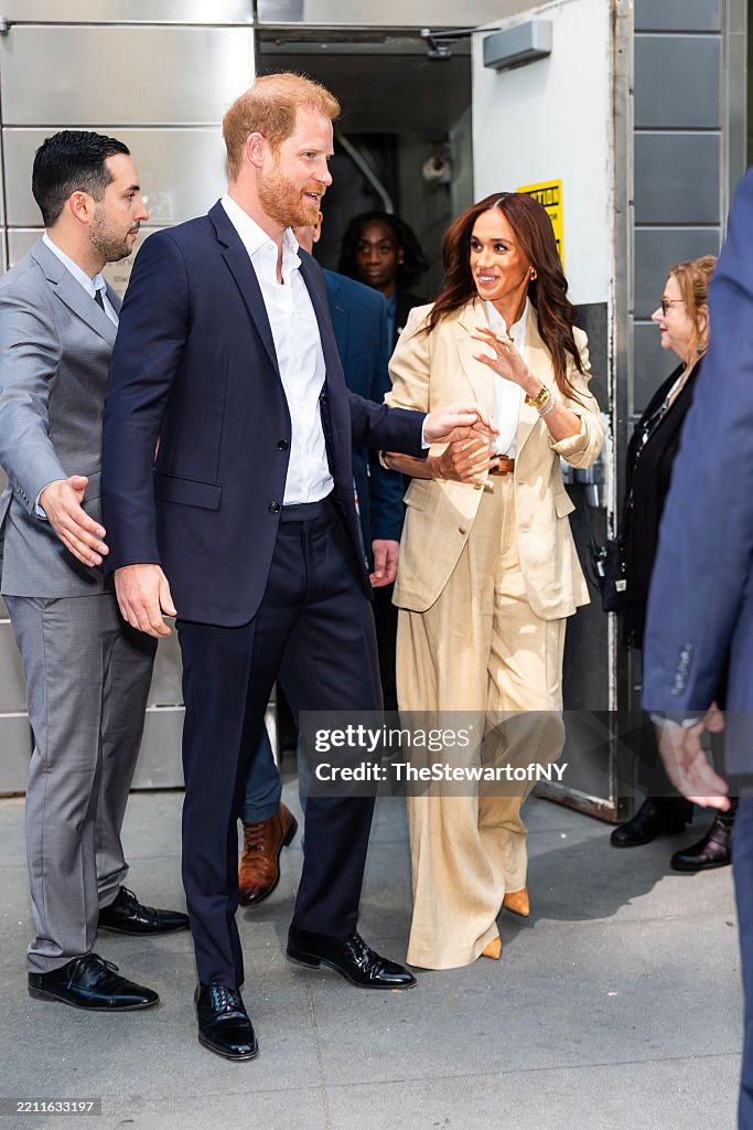 Celebrity Sightings In New York City - April 23, 2025