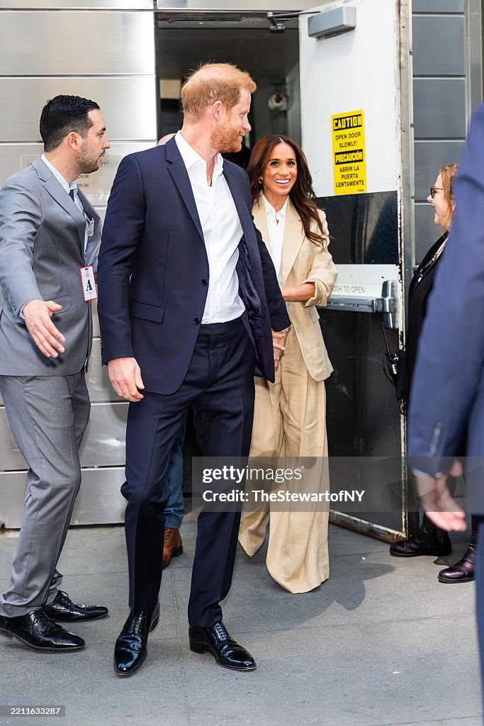 Celebrity Sightings In New York City - April 23, 2025
