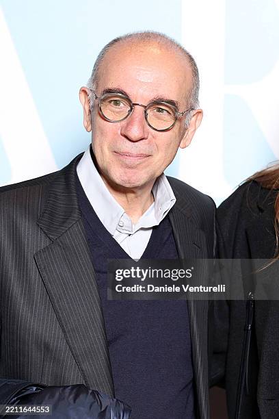 Giuseppe Tornatore attends the "Arsa" Premiere at Cinema Barberini on April 23, 2025 in Rome, Italy.