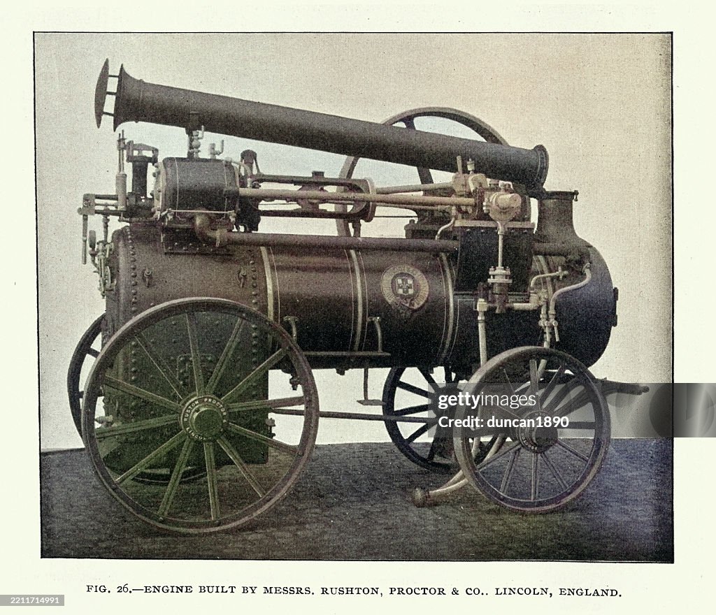 Steam Engine 1925 History Of Steam Engine Industrial Revolution Traction Engine Victorian ...