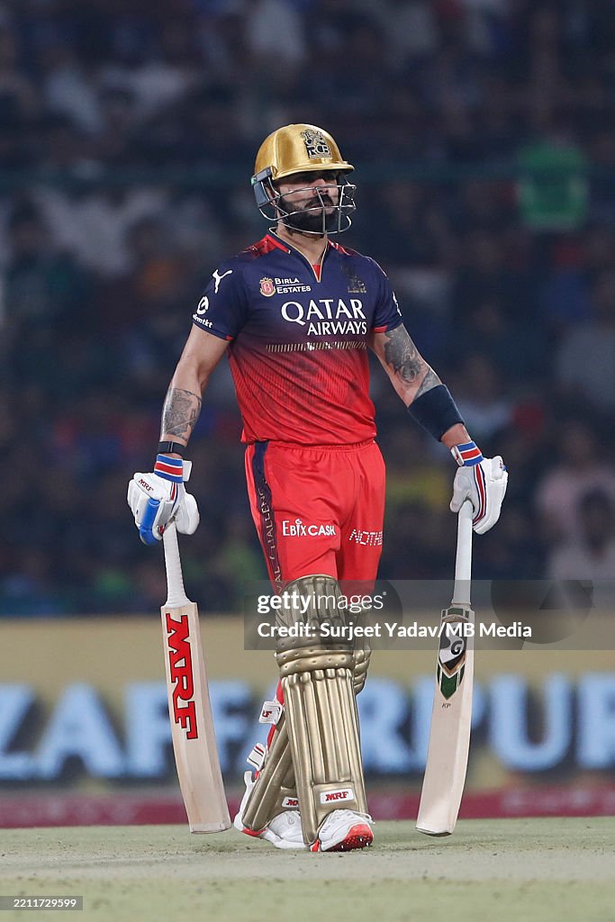 Virat Kohli of Royal Challengers Bengaluru during the 2025 IPL match ...