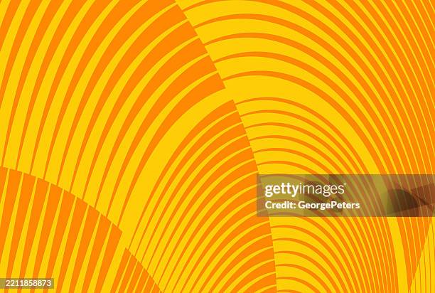 concentric circle stripes background - half circle chart stock illustrations