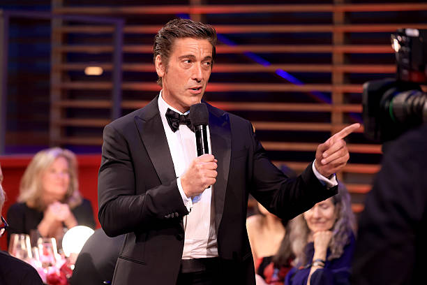 David Muir speaks during the 2025 TIME100 Gala at Jazz at Lincoln Center on April 24, 2025 in New York City.