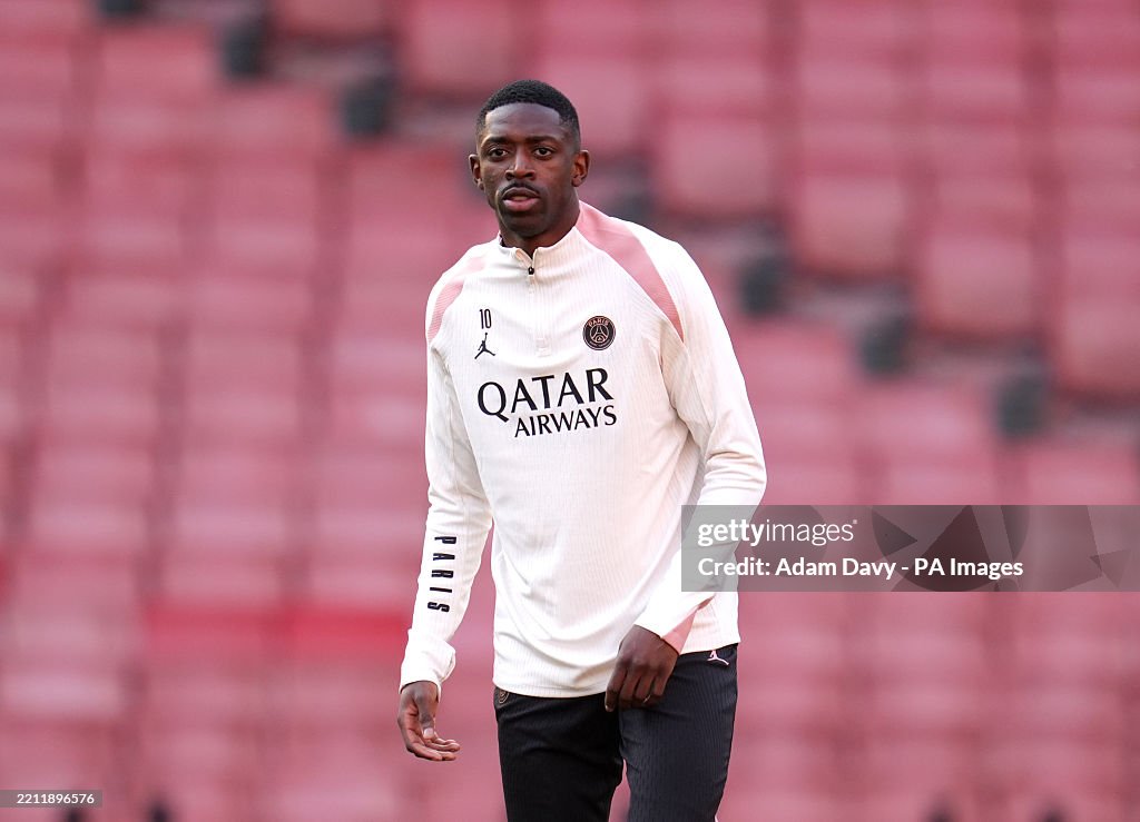 Paris Saint-Germain Training and Press Conference - Emirates Stadium - Monday April 28th