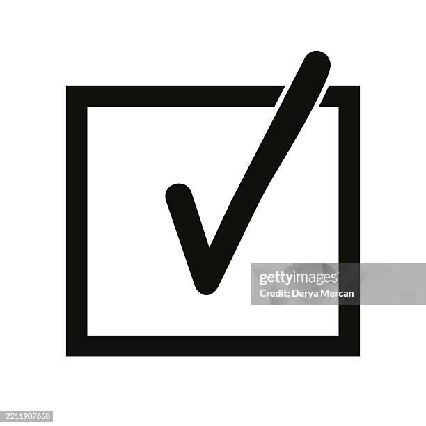 checkmark icon set. easily editable line art sign on transparent background. tick or check mark symbol collection. vote, success, ok, vector stock illustration. stock illustration - wrong package stock illustrations