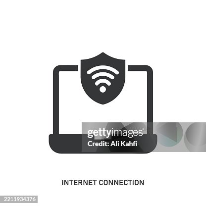 Internet Connection glyph solid icon. Solid icon that can be applied anywhere, simple, pixel perfect and modern style. Internet Connection glyph solid icon. Solid icon that can be applied anywhere, simple, pixel perfect and modern style.
