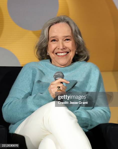 Kathy Bates speaks onstage at the screening of "Misery" during the ...