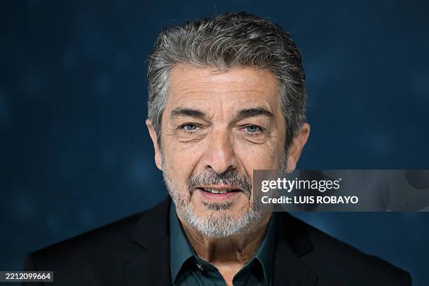 Argentine actor Ricardo Darin poses during the premiere of the Netflix streaming series "El Eternauta" in Buenos Aires on April 29, 2025. The...