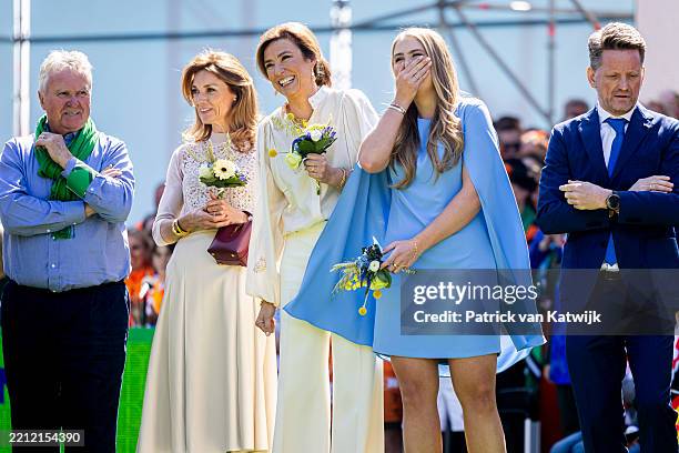 Princess Aimee of The Netherlands, Princess Marilene of The Netherlands and Princess Amalia of The Netherlands, Prince Pieter-Christiaan of The...