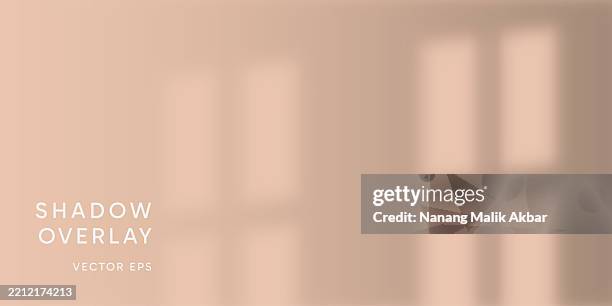 shadow window effect - blinds shadow stock illustrations