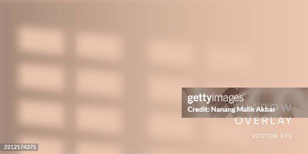 shadow window effect - blinds shadow stock illustrations