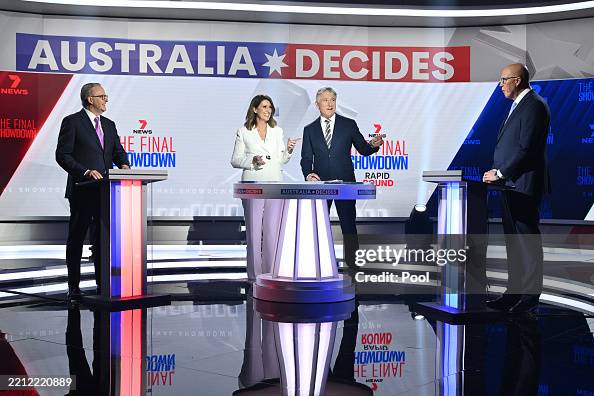 Labor Leader Albanese And Coalition Leader Dutton Take Part In Final Election Debate Labor Leader Albanese And Coalition Leader Dutton Take Part In Final Election Debate