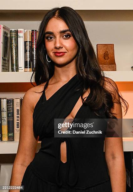 Geraldine Viswanathan at the Disney & The Cinema Society host a special screening of "Thunderbolts at IPIC Theater on April 30, 2025 in New York, New...