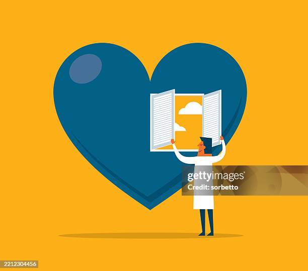 psychologist - hearing care stock illustrations