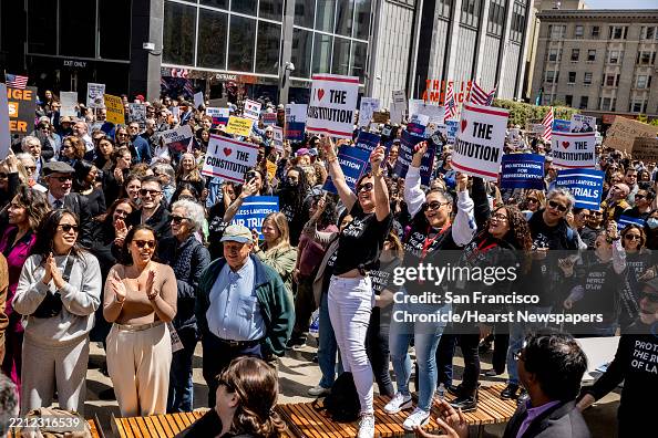 Saa Rally Attendees gather in a rally organized by the Bar Association of San ...