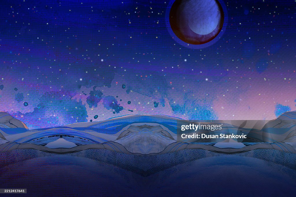 Abstract Night Backgroundpowerpoint Night Abstract Landscape High-Res Vector Graphic - Getty Images