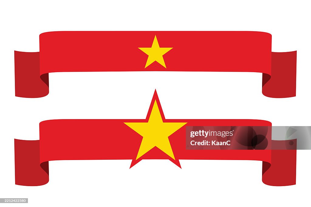 Flag of Vietnam vector stock illustration