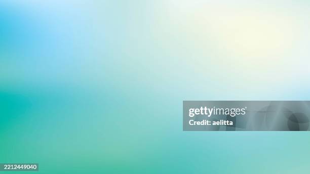 stockillustraties, clipart, cartoons en iconen met abstract defocused background. green, blue, light yellow. - turkoois