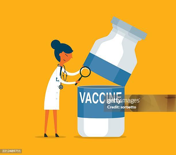 ilustrações de stock, clip art, desenhos animados e ícones de research - vaccine - excreção viral