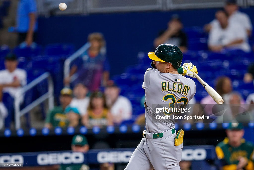 MLB: MAY 02 Athletics at Marlins