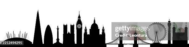 london skyline - big ben stock-grafiken, -clipart, -cartoons und -symbole
