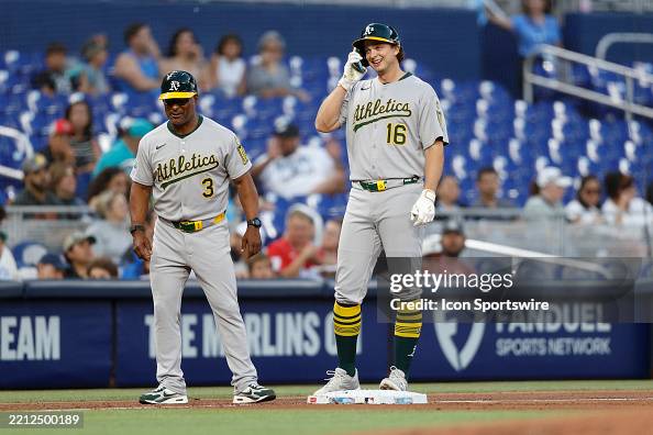 MLB: MAY 02 Athletics at Marlins MLB: MAY 02 Athletics at Marlins