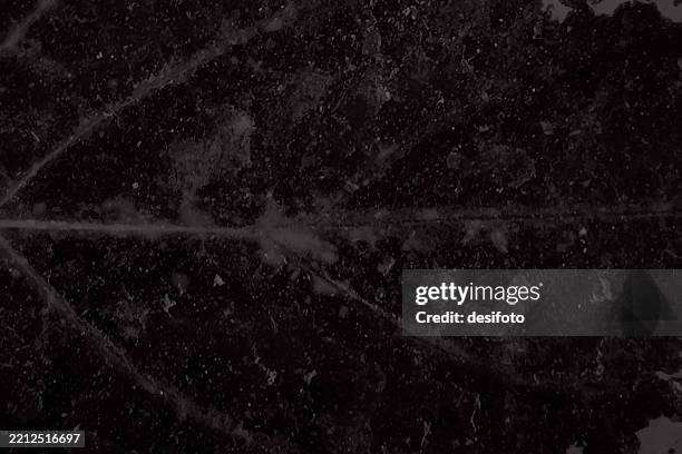 old rustic blank dirty messy weathered run down grayscale dark gray or black colored grunge stone wall textured effect horizontal vector backgrounds or abstract nostalgic wallpaper like dead part of leaf with veins - rusty sign stock illustrations