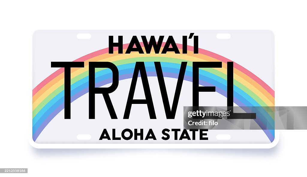 Hawaii License Plate