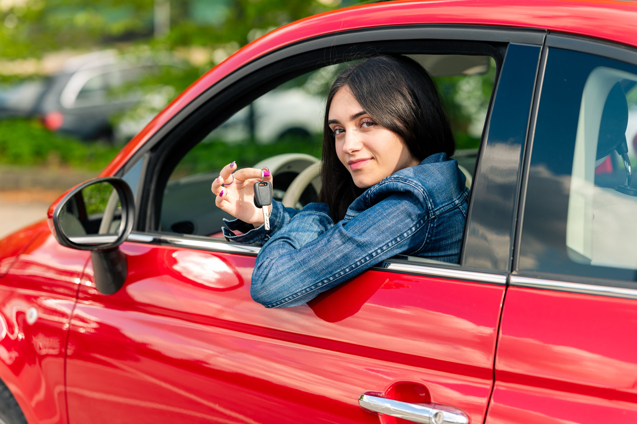 student driving