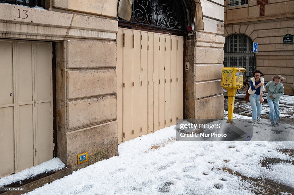 Violent Storm In Paris