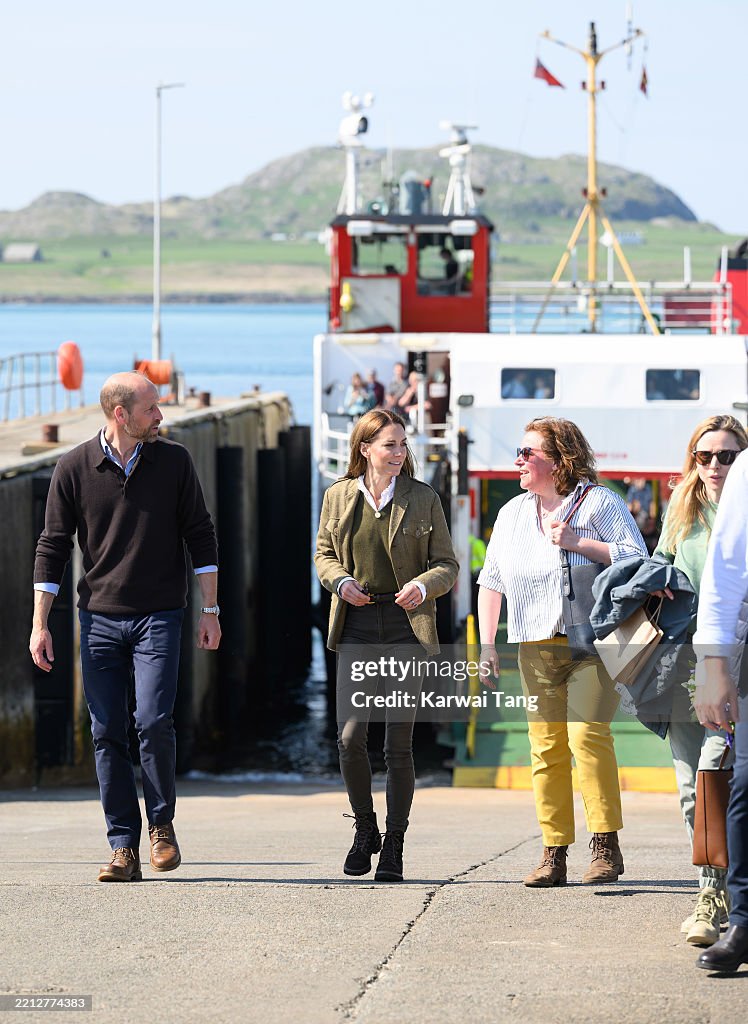 The Duke and Duchess Of Rothesay Visit The Isles Of Mull And Iona - Day Two