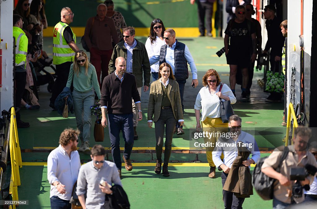 The Duke and Duchess Of Rothesay Visit The Isles Of Mull And Iona - Day Two