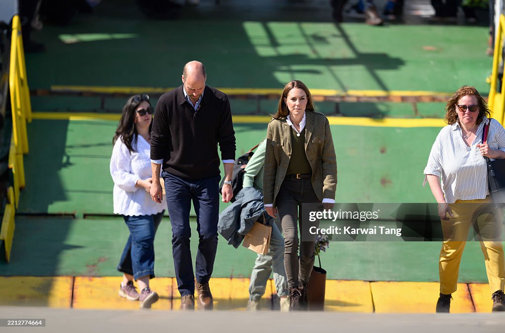 The Duke and Duchess Of Rothesay Visit The Isles Of Mull And Iona - Day Two