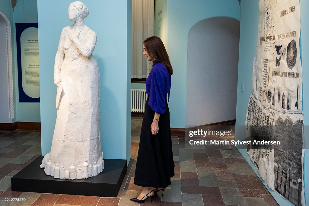 Queen Mary Of Denmark Participates In The Opening Of The Exhibition 'Danner Af Danmark'
