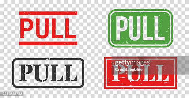 pull - rubber stamp set on blank background - sweater texture stock illustrations