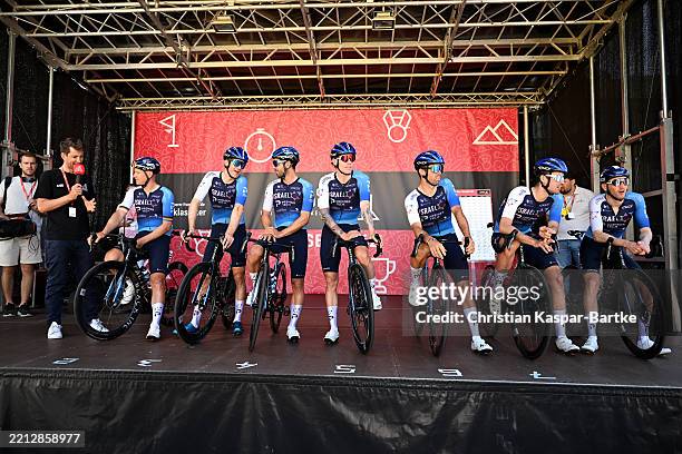 Stephen Williams of Great Britain, Pascal Ackermann of Germany, Hugo Houle of Canada, Michael Schwarzmann of Germany, Jake Stewart of Great Britain,...