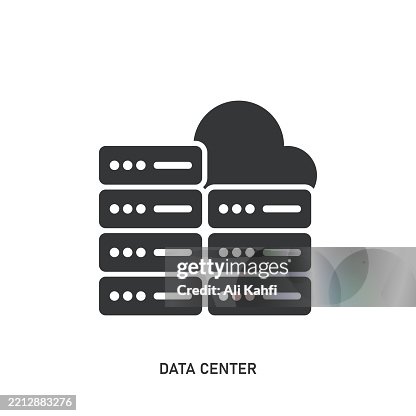 Data Center glyph solid icon. Solid icon that can be applied anywhere, simple, pixel perfect and modern style. Data Center glyph solid icon. Solid icon that can be applied anywhere, simple, pixel perfect and modern style.
